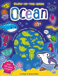Cover image for Glow-In-The-Dark Ocean Sticker Activity Book