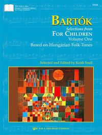 Cover image for Bartok: Selections from For Children, Vol. 1