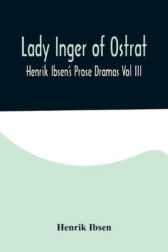 Cover image for Lady Inger of Ostrat