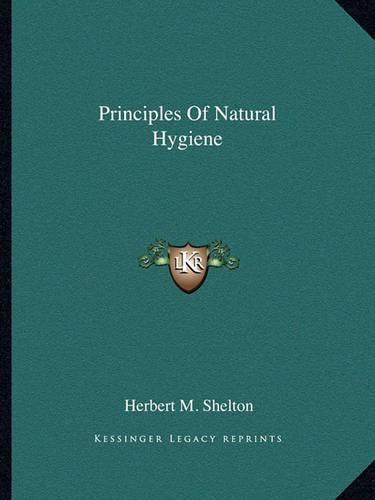 Principles of Natural Hygiene