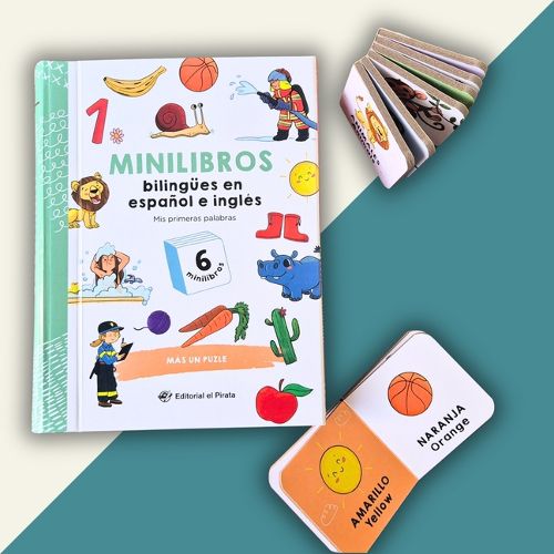 Cover image for Minilibros bilinges en espaol e ingles - Mis primeras palabras / Spanish and English Bilingual Minibooks - My First Words (Spanish Edition)