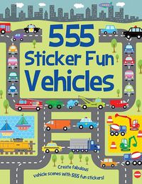 Cover image for 555 Sticker Fun - Vehicles