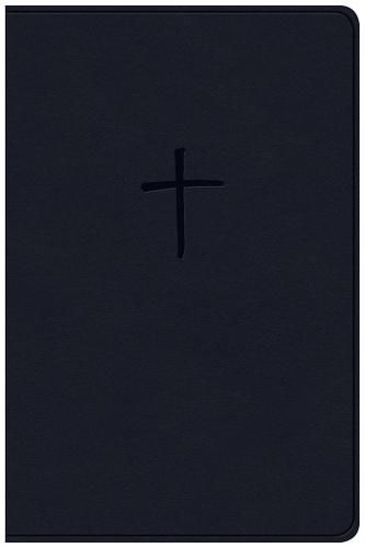 CSB Compact Bible, Navy LeatherTouch, Value Edition