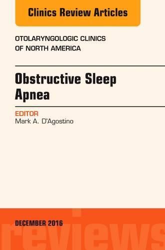 Cover image for Obstructive Sleep Apnea, An Issue of Otolaryngologic Clinics of North America
