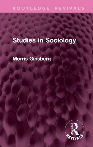 Cover image for Studies in Sociology