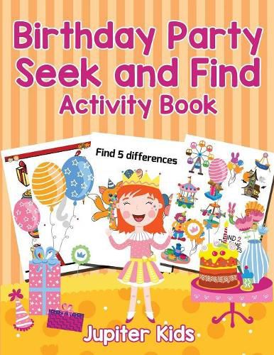 Birthday Party Seek and Find Activity Book