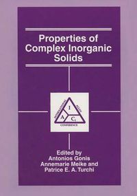 Cover image for Properties of Complex Inorganic Solids