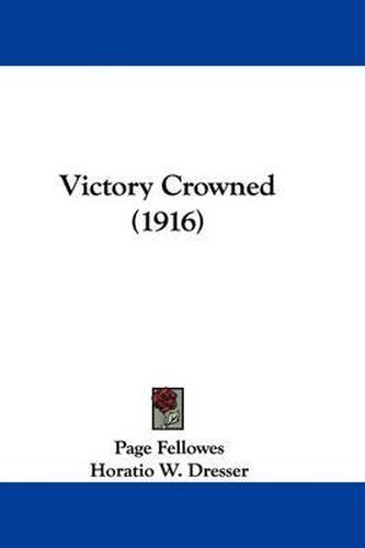 Cover image for Victory Crowned (1916)