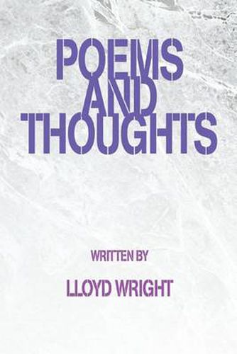 Cover image for Poems and Thoughts