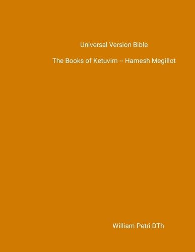 Cover image for UVB -- The Books of Ketuvim