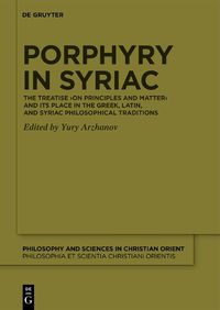Cover image for Porphyry in Syriac