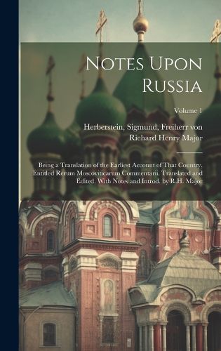 Cover image for Notes Upon Russia