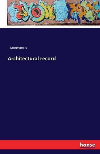 Cover image for Architectural record