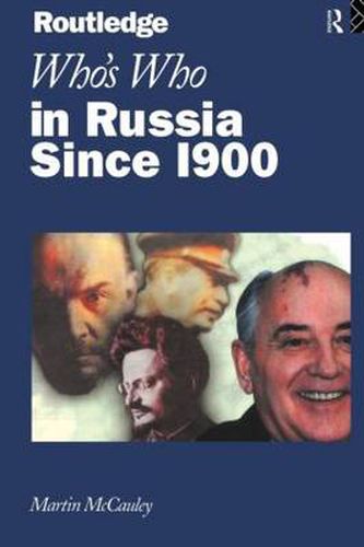 Cover image for Who's Who in Russia since 1900