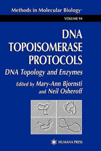 Cover image for DNA Topoisomerase Protocols: Volume I: DNA Topology and Enzymes