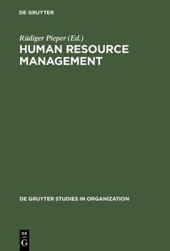 Cover image for Human Resource Management: An International Comparison