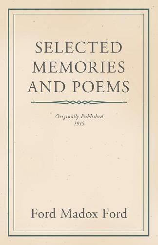 Cover image for Selected Memories and Poems