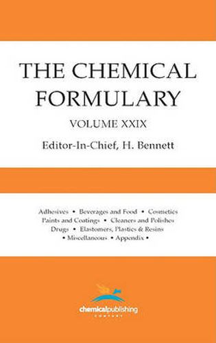 Cover image for The Chemical Formulary, Volume 29