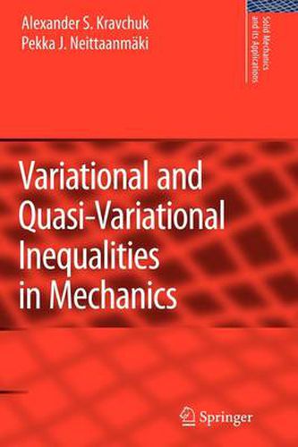 Cover image for Variational and Quasi-Variational Inequalities in Mechanics