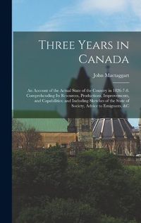 Cover image for Three Years in Canada