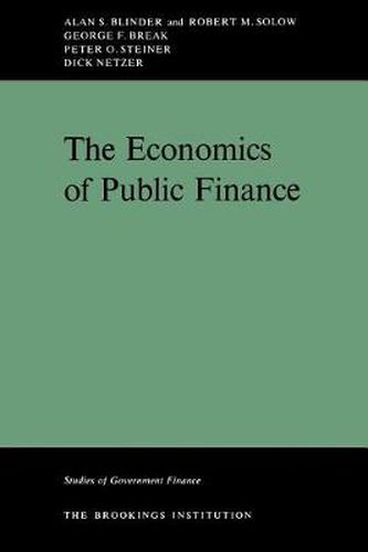 Cover image for The Economics Of Public Finance