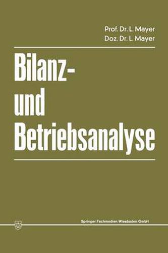 Cover image for Bilanz- Und Betriebsanalyse