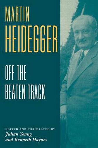 Cover image for Heidegger: Off the Beaten Track