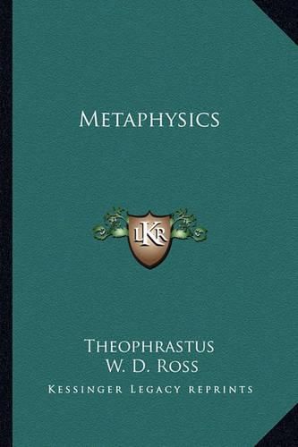 Cover image for Metaphysics