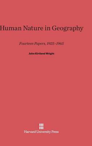 Human Nature in Geography