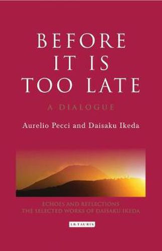 Cover image for Before it is Too Late: A Dialogue