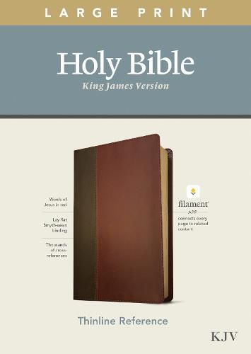 Cover image for KJV Large Print Thinline Reference Bible, Filament Edition