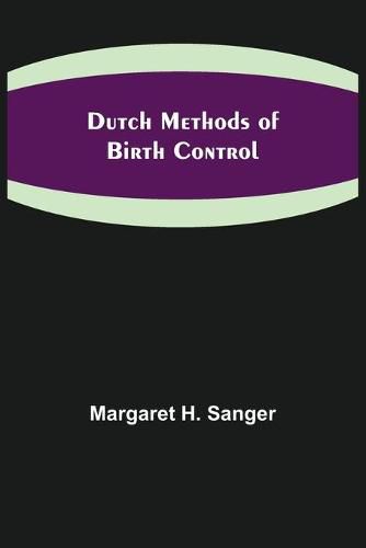 Dutch Methods of Birth Control