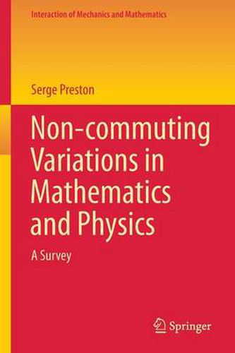 Cover image for Non-commuting Variations in Mathematics and Physics: A Survey