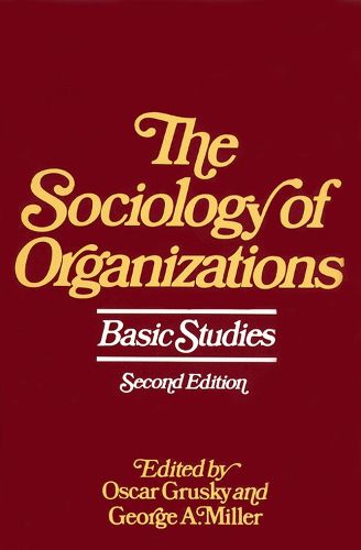 Cover image for Sociology of Organizations