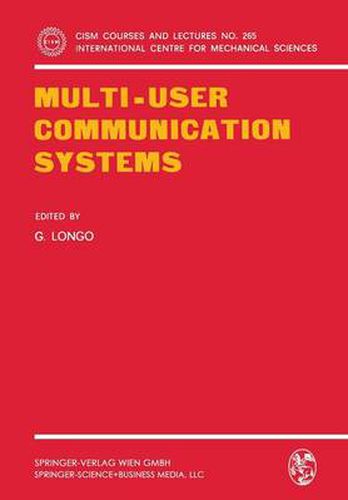 Cover image for Multi-User Communication Systems