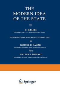 Cover image for The Modern Idea of the State