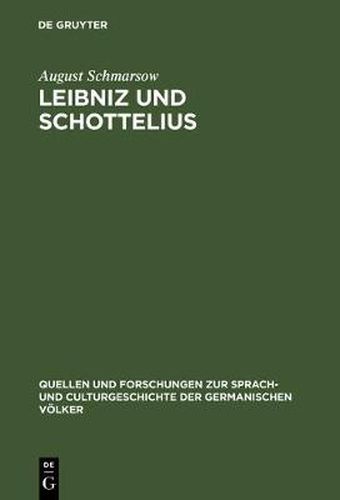 Cover image for Leibniz und Schottelius