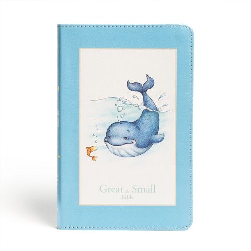 Cover image for CSB Great and Small Bible, Blue LeatherTouch