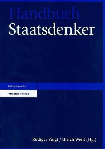 Cover image for Handbuch Staatsdenker