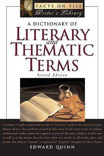 Cover image for A Dictionary of Literary and Thematic Terms