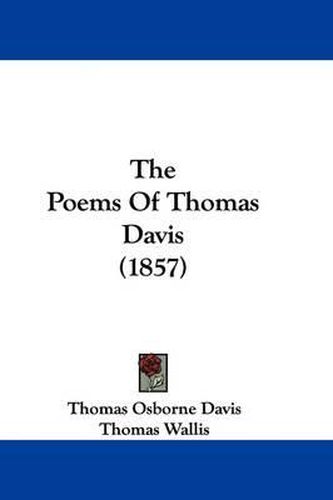 Cover image for The Poems of Thomas Davis (1857)