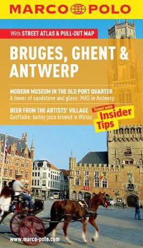 Cover image for Bruges, Ghent & Antwerp Marco Polo Guide