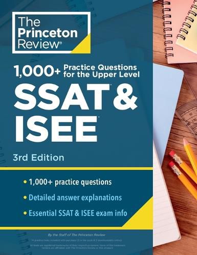 Cover image for 1000+ Practice Questions for the Upper Level SSAT & ISEE, 3rd Edition