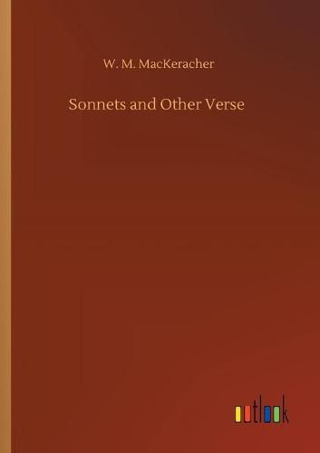 Cover image for Sonnets and Other Verse