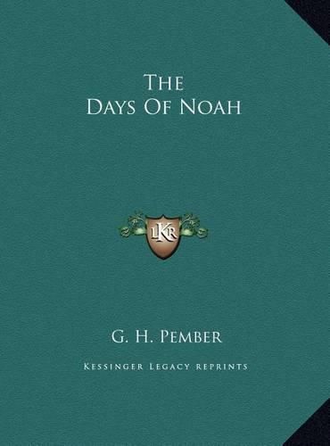 The Days of Noah