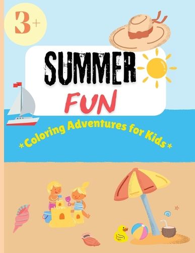 Cover image for Summer Fun Coloring Adventures for Kids