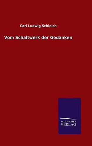 Cover image for Vom Schaltwerk der Gedanken