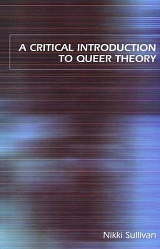 Cover image for A Critical Introduction to Queer Theory