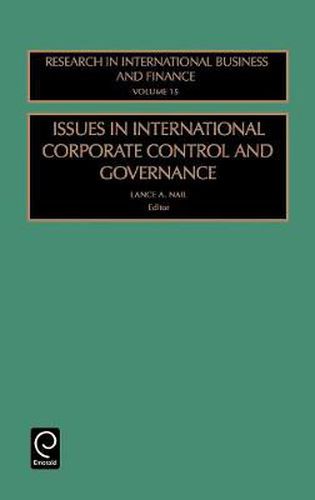Cover image for Issues in International Corporate Control and Governance