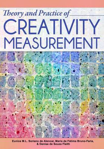 Cover image for Theory and Practice of Creativity Measurement